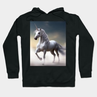 Mythical White Unicorn Hoodie